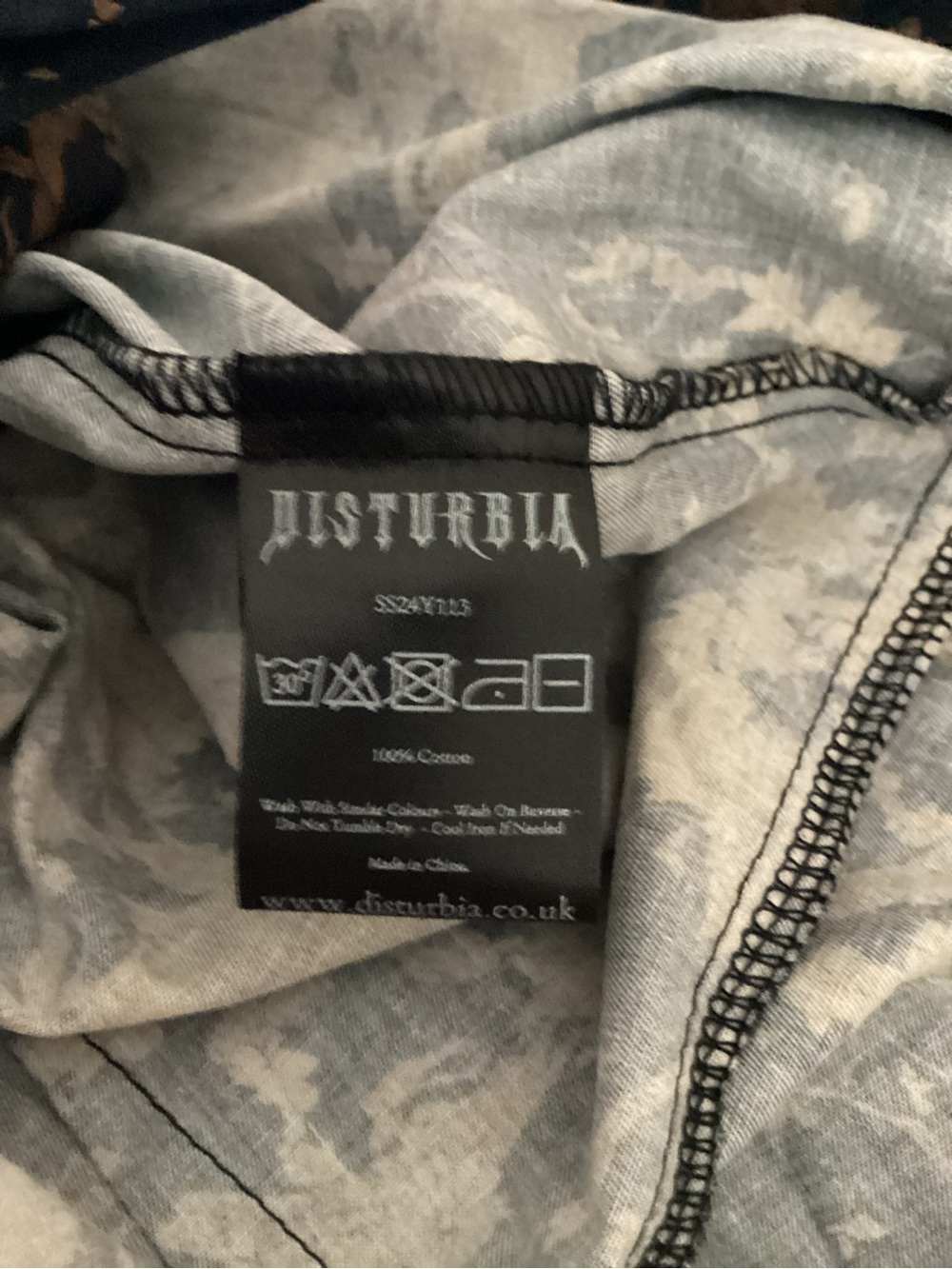 NWOT Disturbia Underworld Mini Wrap Dress US 8 - Picture 9 of 9